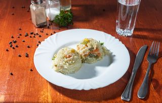 Orez cu legume la cuptor