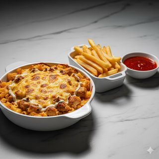 Macarrones con pollo (PEQUEÑA)