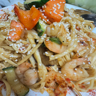 Wok De Langostino Y Verduras