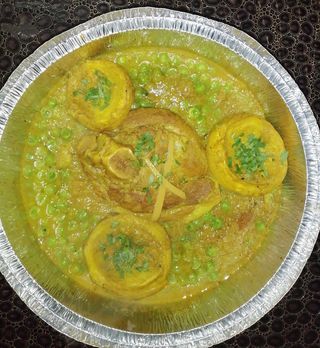 Tajine D'agneau,petit pois et artichaut