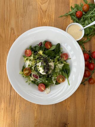 Buratta con trufa negra