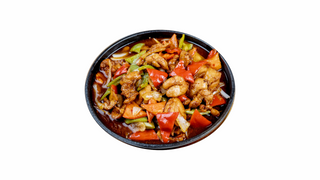 Курица на жаровне