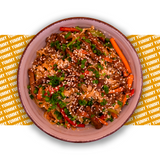 ბრინჯის ჩხირი ღორის ხორცით