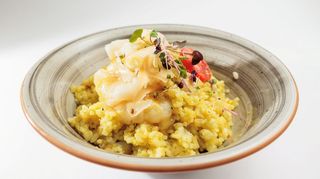 Rižoto sa gamborima i šafranom