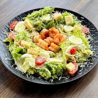 Салат Цезар з креветками