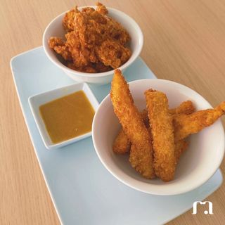 Ración De  Fingers De Pollo Fritos Caseros