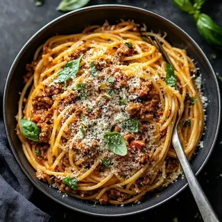 Pasta bolonaise 