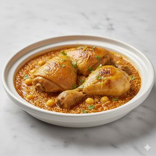 Cuscús De Verduras Con Pollo