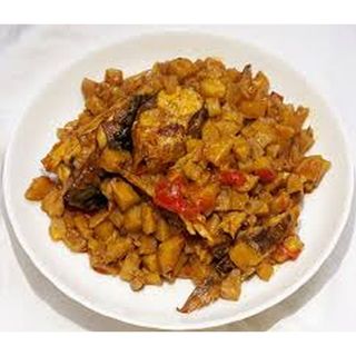 Porridge unripe plantain