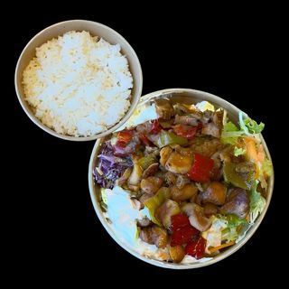 Пиле Фахита върху ориз