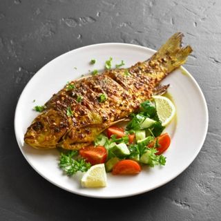 Grilled Croaker Fish Sizzler