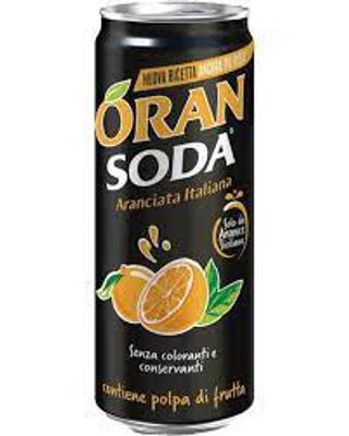 Oransoda in lattina 33 cl