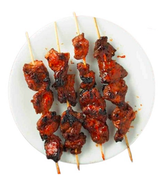 Grilled Goat Skewers