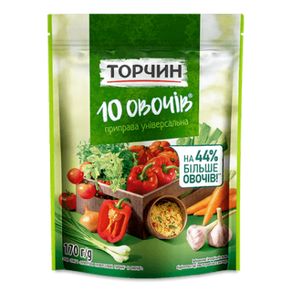 Приправа «Торчин» «10 овочів» (170г)