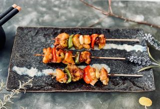 Brochetas De Pollo Teriyaki (3 Uds.)