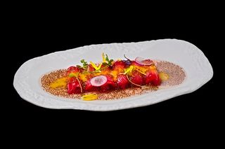 8. Carpaccio salmon marinato