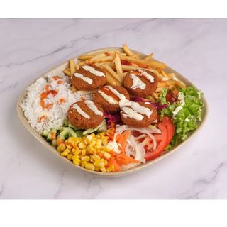 Falafel no Prato