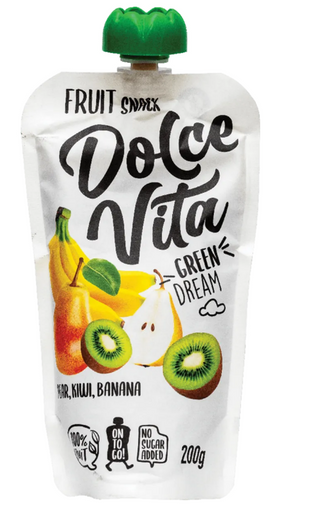 Dolce Vita kruška, kiwi i banana