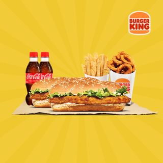 2 Long chicken + 6 Onions rings + 1 Frite petite + 2 Boissons