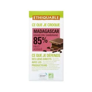 Chocolate Negro 85% Ecológico Ethiquable 100 Gr.