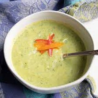Cream of zucchini soup
