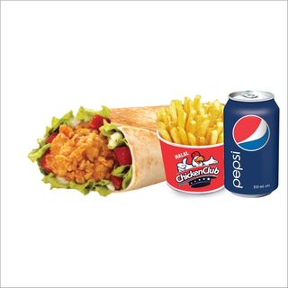 Chicken wrap menu