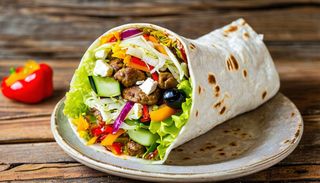 Tortilla The Regal Kebab Special.