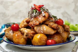 Казан кебаб с курицей