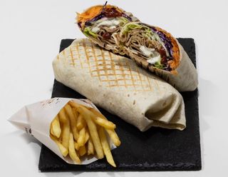 Durum Kebab Menu Vegetariano 