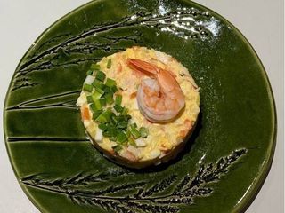 Олів'є з білоногими креветками (250g)