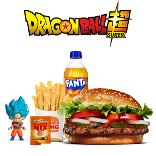 Menu Whopper® Super Saiyan Grande Com Figura