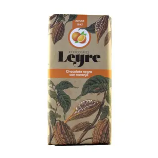 Chocolate Leyre Negro Con Naranja