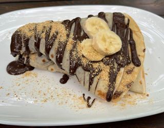 Palačinka Nutella, Plazma i banana