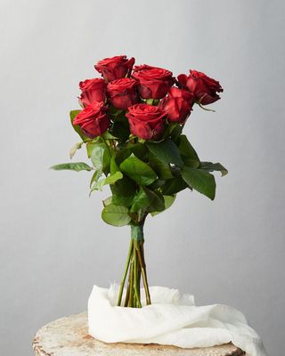 Bouquet 5 Rose Rosse 40 cm