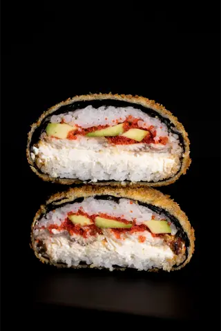 Burger losoś z grilla