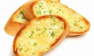 Грінки з часником з білого хліба