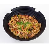 შემწვარი ბრინჯი ქათმით