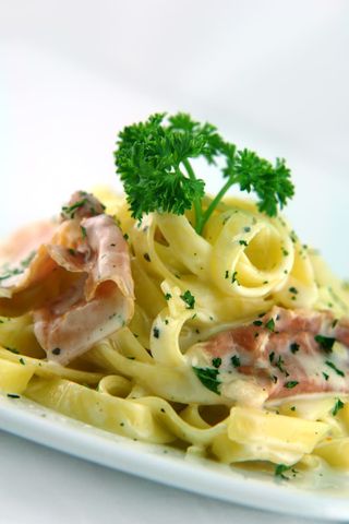 Panna prosciutto pasta