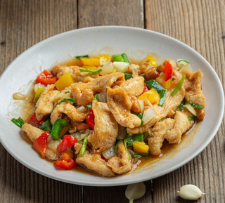 141-Pollo con almendra