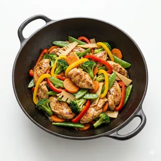 Pollo con Verduras