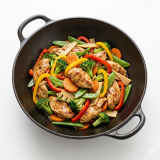 Pollo con Verduras