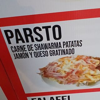 Plato parsto Carne ptata jamon y queso