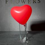 Латексна кулька червоне серце