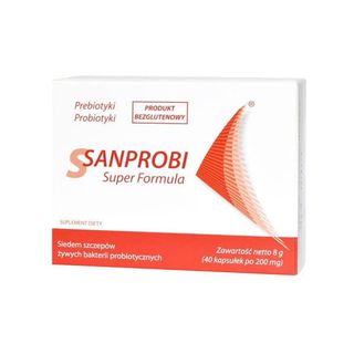 Probiotyki Super Formula 40 kapsułek Sanprobi