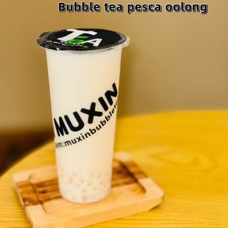 Bubble tea pesca oolong