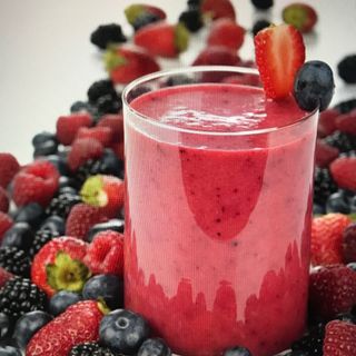 Jus de fruit rouge 