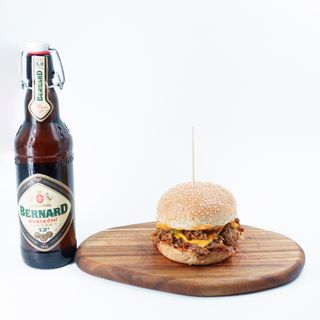 Combo drpana prasetina i Bernard pivo