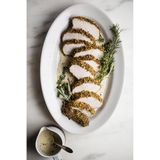 Pork in Garlic white wine sauce