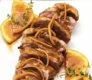 Pato Asado Con Naranja