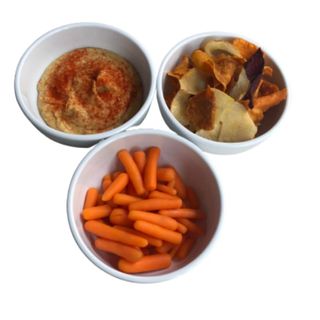 Hummus Carrots Y Chips
